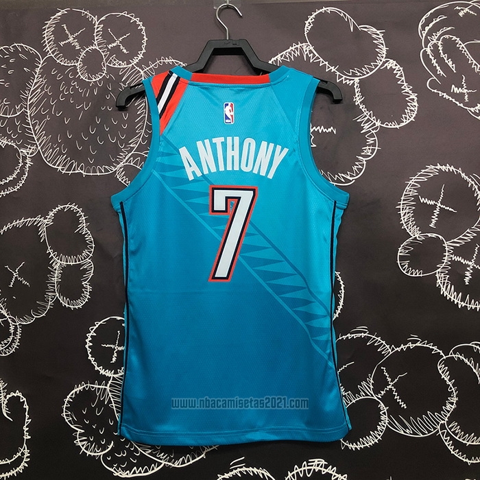 Camiseta Oklahoma City Thunder Carmelo Anthony #7 Ciudad 2018-19 Azul